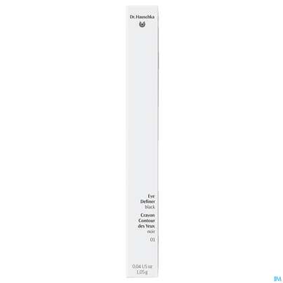 Sie sehen eine Packung Dr. Hauschka Eye Definer 01 Black 1,05g, Produktbild: 01 Dr. Hauschka Eye Definer 01 Black 1,05g, A-Nr.: 4592405 - 01