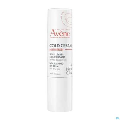 Sie sehen eine Packung Avene Cold Cream Lippenpflegestift 4g, Produktbild: 04 Avene Cold Cream Lippenpflegestift 4g, A-Nr.: 1600127 - 04
