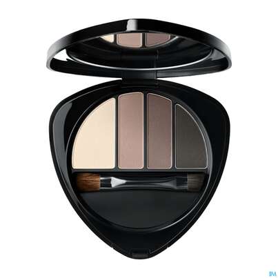 Sie sehen eine Packung Dr. Hauschka Eye & Brow Palette Stone 5,3g, Produktbild: 04 Dr. Hauschka Eye & Brow Palette Stone 5,3g, A-Nr.: 4592380 - 04