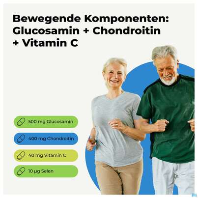 Sie sehen eine Packung Glucosamin Chondroitin Kapseln/500mg Avi 90st, Produktbild: 06 Glucosamin Chondroitin Kapseln/500mg Avi 90st, A-Nr.: 3088461 - 06