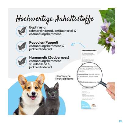 Veterinaerprodukte Pha Augenpflege Hund +katze Lösung 20ml, A-Nr.: 4996798 - 10