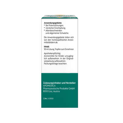 Sie sehen eine Packung Apozema® Nr. 32 Stärkungs-Tropfen für Männer, Produktbild: 06 Apozema® Nr. 32 Stärkungs-Tropfen für Männer, A-Nr.: 0987851 - 06