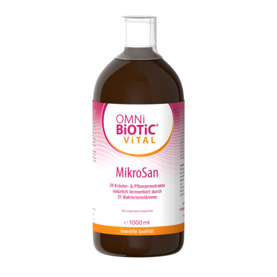 Sie sehen eine Packung OMNi-BiOTiC® ViTAL MikroSan, Produktbild: 01 OMNi-BiOTiC® ViTAL MikroSan, A-Nr.: 6037116 - 01