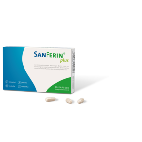 SANFERIN PLUS 30 magensaftresistente Kapseln, A-Nr.: 6028169 - 01