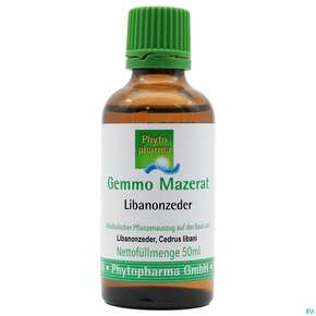 Gemmo Mazerat Libanonzeder Cedrus Libani Phytopharma 50ml, A-Nr.: 3107371 - 01