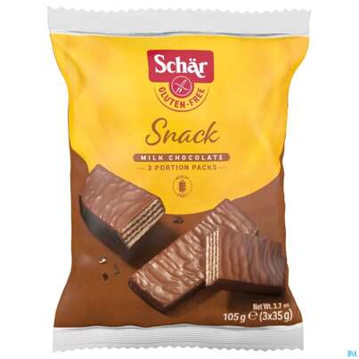 Sie sehen eine Packung Glutenfreie Produkte-schaer Snack 23410 3x35g 105g, Produktbild: 02 Glutenfreie Produkte-schaer Snack 23410 3x35g 105g, A-Nr.: 1692425 - 02