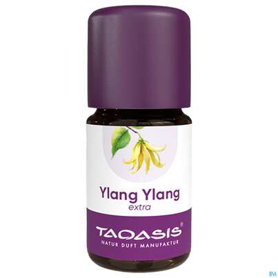 Sie sehen eine Packung Aetherische Oele Taoasis Bio Ylang Ylang 5ml, Produktbild: 02 Aetherische Oele Taoasis Bio Ylang Ylang 5ml, A-Nr.: 3166681 - 02