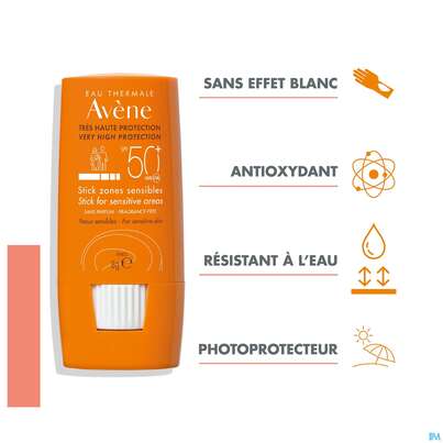 Avène Sonnenstick Für Empfindliche Hautpartien Spf 50+ 8g, A-Nr.: 5212735 - 09