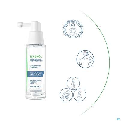 Sie sehen eine Packung Ducray Sensinol Reizlinderndes, Physiologisch-schützendes Serum 30ml, Produktbild: 16 Ducray Sensinol Reizlinderndes, Physiologisch-schützendes Serum 30ml, A-Nr.: 4120847 - 16