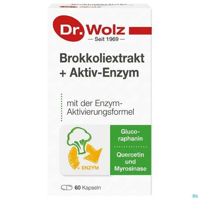 Dr.wolz Brokkoliextrakt Kapseln +aktiv-enzym 60563 60st, A-Nr.: 5133705 - 02