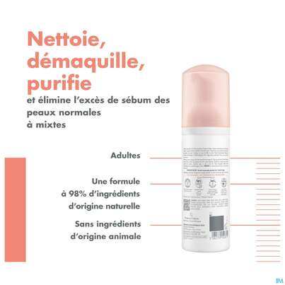 Sie sehen eine Packung Avene Basispflege Reinigungsschaum Mattierend Neu 50ml, Produktbild: 05 Avene Basispflege Reinigungsschaum Mattierend Neu 50ml, A-Nr.: 5724168 - 05
