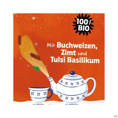 Sie sehen eine Packung Sonnentor Tee/bio Lebkuchen Zeit Doppelkammerbtl 02598 18st, Produktbild: 09 Sonnentor Tee/bio Lebkuchen Zeit Doppelkammerbtl 02598 18st, A-Nr.: 5056175 - 09