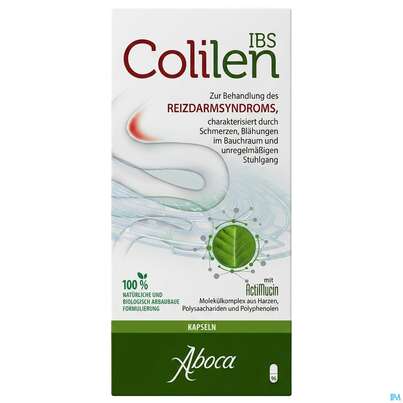 Sie sehen eine Packung Aboca Kapseln Colilen Ibs Reizdarm- Syndrom Ab 8 Jahren Blaeh 96st, Produktbild: 02 Aboca Kapseln Colilen Ibs Reizdarm- Syndrom Ab 8 Jahren Blaeh 96st, A-Nr.: 5571859 - 02