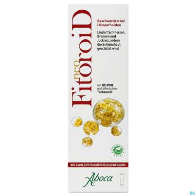 Sie sehen eine Packung Aboca Neofitoroid Bio Salbe Tube Haemorrhoiden Ab 12j. 40ml, Produktbild: 02 Aboca Neofitoroid Bio Salbe Tube Haemorrhoiden Ab 12j. 40ml, A-Nr.: 5571954 - 02