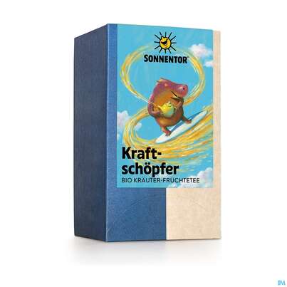 Sie sehen eine Packung Sonnentor Tee/bio Kraftschoepfer 02315 18st, Produktbild: 04 Sonnentor Tee/bio Kraftschoepfer 02315 18st, A-Nr.: 5742344 - 04