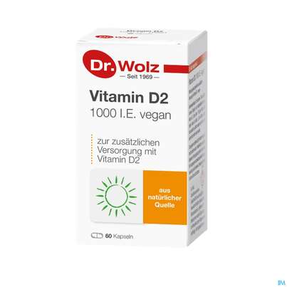Vitamin D2 Kapseln Vegan Dr.wolz 60584 60st, A-Nr.: 4164796 - 03