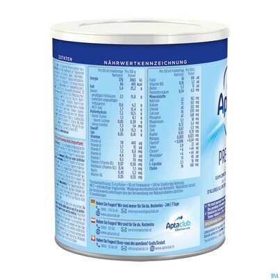 Sie sehen eine Packung Aptamil Spezialnahrung Pregomin 400g, Produktbild: 04 Aptamil Spezialnahrung Pregomin 400g, A-Nr.: 5301841 - 04