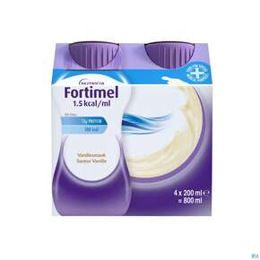 Fortimel 1.5kcal 200ml Vanille 4st, A-Nr.: 3237607 - 01