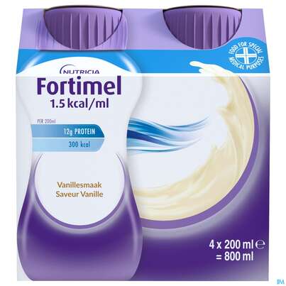 Fortimel 1.5kcal 200ml Vanille 4st, A-Nr.: 3237607 - 04
