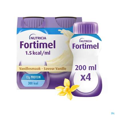 Fortimel 1.5kcal 200ml Vanille 4st, A-Nr.: 3237607 - 05