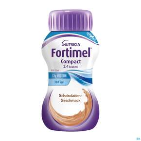 Fortimel/compact/2.4 125ml Vitalflasche Schokolade 6x4 24st, A-Nr.: 3817813 - 01