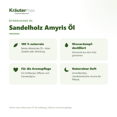 Sandelholz Amyris Öl 10 ml, A-Nr.: 4732154 - 02