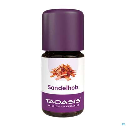 Sie sehen eine Packung Aetherische Oele Taoasis Sandelholz 5ml, Produktbild: 02 Aetherische Oele Taoasis Sandelholz 5ml, A-Nr.: 3165612 - 02