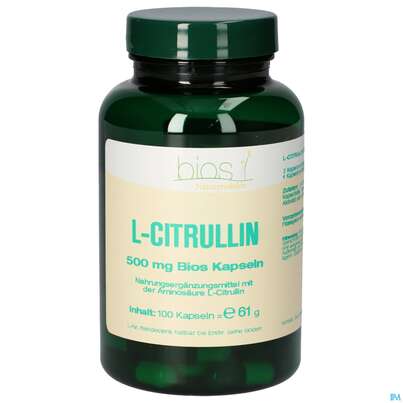 Bios l Citrullin 500mg 100 Kapseln, A-Nr.: 4103470 - 01