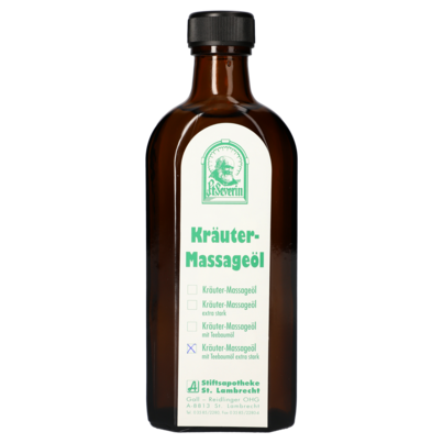 KRAEUTERMASSAGEOEL + TEEBAUMOEL EXTST. ST. SEVERIN 250ML, A-Nr.: 1807360 - 01