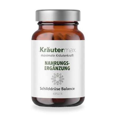 Sie sehen eine Packung Schilddrüse Balance Kapseln 60 Stück, Produktbild: 01 Schilddrüse Balance Kapseln 60 Stück, A-Nr.: 5942149 - 01
