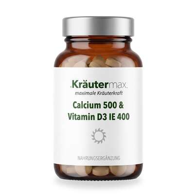 Sie sehen eine Packung Calcium mit Vitamin D3 400 IE Tabletten 90 Stück, Produktbild: 01 Calcium mit Vitamin D3 400 IE Tabletten 90 Stück, A-Nr.: 5746299 - 01