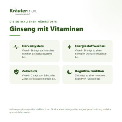 Ginseng und Lecithin+ Kapseln 60 Stück, A-Nr.: 5921785 - 02