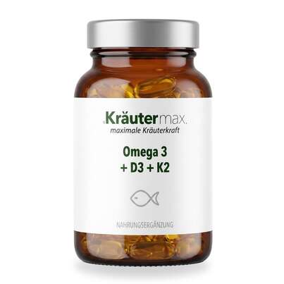 Omega 3 + D3 2000 IE + K2 Kapseln 90 Stück, A-Nr.: 5746454 - 01
