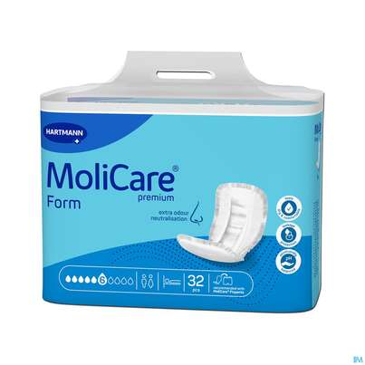 Inkontinenz Molicare Premium Form 6 Tropfen 32st, A-Nr.: 5602330 - 02