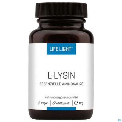 L-lysin Kapseln 500mg Life Light 60st, A-Nr.: 3134735 - 02