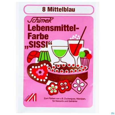 Schimek Lebensmittelfarbe Nr 8 Mittelblau 4g, A-Nr.: 5745064 - 02