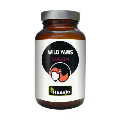 Hanoju Wild Yams Wurzel Extrakt Kapseln 500mg, A-Nr.: 4385445 - 01