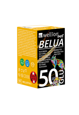 WELLVET815 WellionVet BELUA Blutzuckerteststreifen für Hunde, Katzen und Kühe, 50 Stück, A-Nr.: 4393249 - 01