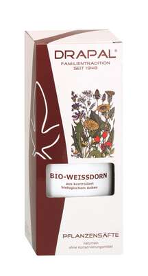 Sie sehen eine Packung DRAPAL® Weißdorn bio Pflanzensaft, Produktbild: 03 DRAPAL® Weißdorn bio Pflanzensaft, A-Nr.: 5008549 - 03