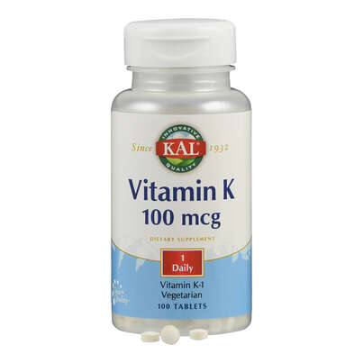 Supplementa Vitamin K1 100 mcg Tabletten, A-Nr.: 5597646 - 04