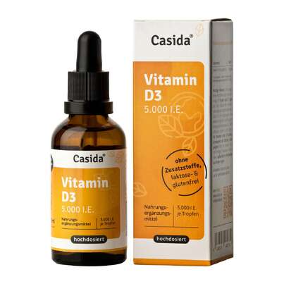 Casida Vitamin D3 Tropfen 5000 I.E., A-Nr.: 5339039 - 01