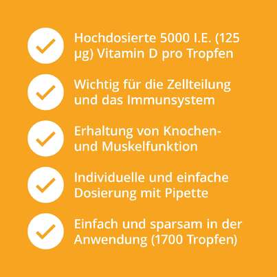Casida Vitamin D3 Tropfen 5000 I.E., A-Nr.: 5339039 - 03