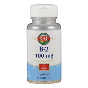 Supplementa Vitamin B2 Riboflavin 100 mg Tabletten, A-Nr.: 5396161 - 01
