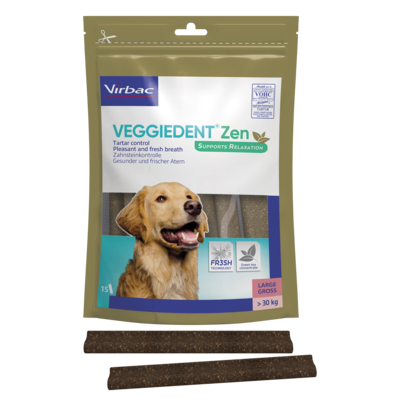 Veggiedent Zen L - Kaustreifen für Hunde über 30 kg Körpergewicht, A-Nr.: 5174940 - 01