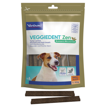 Veggiedent Zen S - Kaustreifen für Hunde von 5 bis 10 kg Körpergewicht, A-Nr.: 5174928 - 01