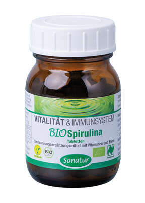 Sanatur Spirulina Tabletten BIO 400mg, A-Nr.: 4258184 - 02