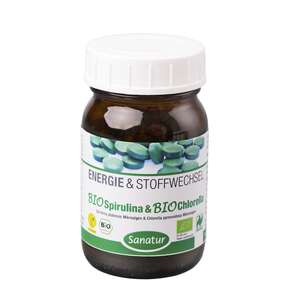 Sanatur Spirulina &amp;amp; Chlorella Tabletten BIO, A-Nr.: 4258385 - 01