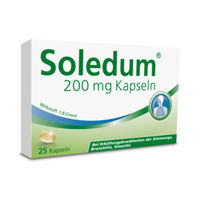Sie sehen eine Packung Soledum® 200 mg, Produktbild: 01 Soledum® 200 mg, A-Nr.: 4205207 - 01