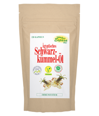 Schwarzkümmel-Öl Bio Kapseln 220 Stück, A-Nr.: 5581355 - 01