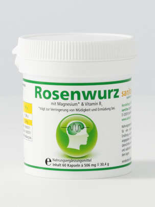 Rosenwurz Kapseln mit Magnesium und Vitamin B1 60 Stück, A-Nr.: 3238937 - 01